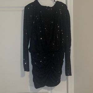 Gorgeous black sparkly dress!
